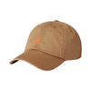 Polo Cotton Chino Ball Cap Tan-Orange Pony Logo
