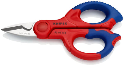 Knipex - 95 05 155 SB | Electricians Cable Shears + Plastic Tool Pouch