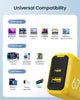 AOHI Magcube 67W Dual-Port Foldable GaN Charger (Yellow/Black)