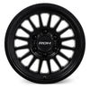 SILVERADO / SIERRA 1500 (17X9) 5x MATT BLACK APOLLO WHEELS (6/139) +12 OFFSET