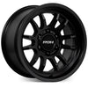 Prado 250 (17X9) 4x MATT BLACK ARC WHEELS (6/139) LITEFORGED +40 OFFSET