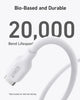 Anker 544 USB-C to USB-C Cable 140W (Bio-Based) (1.8m/6ft) -White