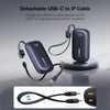 Baseus EnerFill FC21 QPow3 Ultra Digital Display Power Bank with Detachable Cable 10000mAh 45W - Cosmic Black