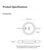 كابل سحب حر Mini من Baseus Free2Pull USB-C إلى USB-C بقوة 100W وطول 1.5 متر - أزرق مجرة