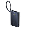 Baseus PicoGo Digital Display Power Bank with Built-in UBB-C Cable 10000mAh 45W - Cosmic Black
