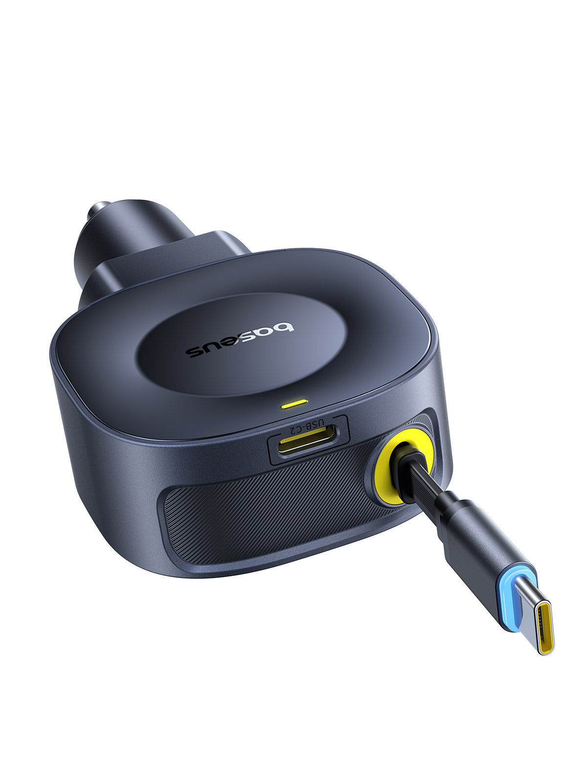 Baseus PrimeTrip VR2 Car Charger with Retractable Cable C+C 45W - Cosmic Black