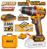 Ingco 20v Impact Drill 166Nm Brushless