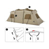 Naturehike Cloud vessel fast tunnel tent - Khaki