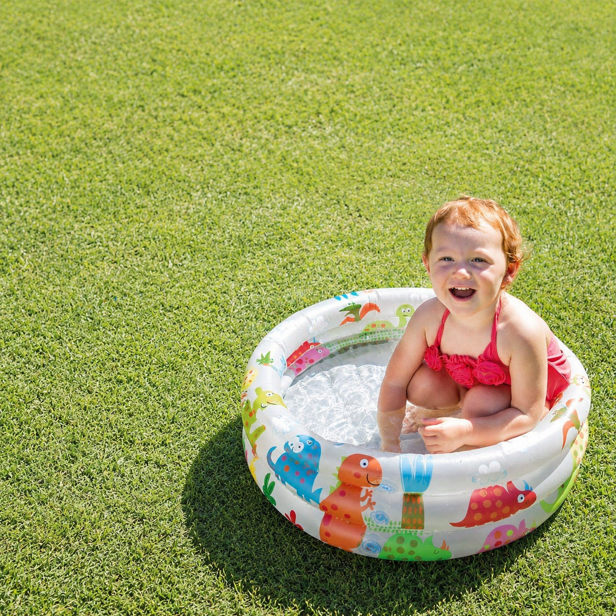 INTEX Dino Buddies 3-Ring Baby Pool  61 x 22 cm