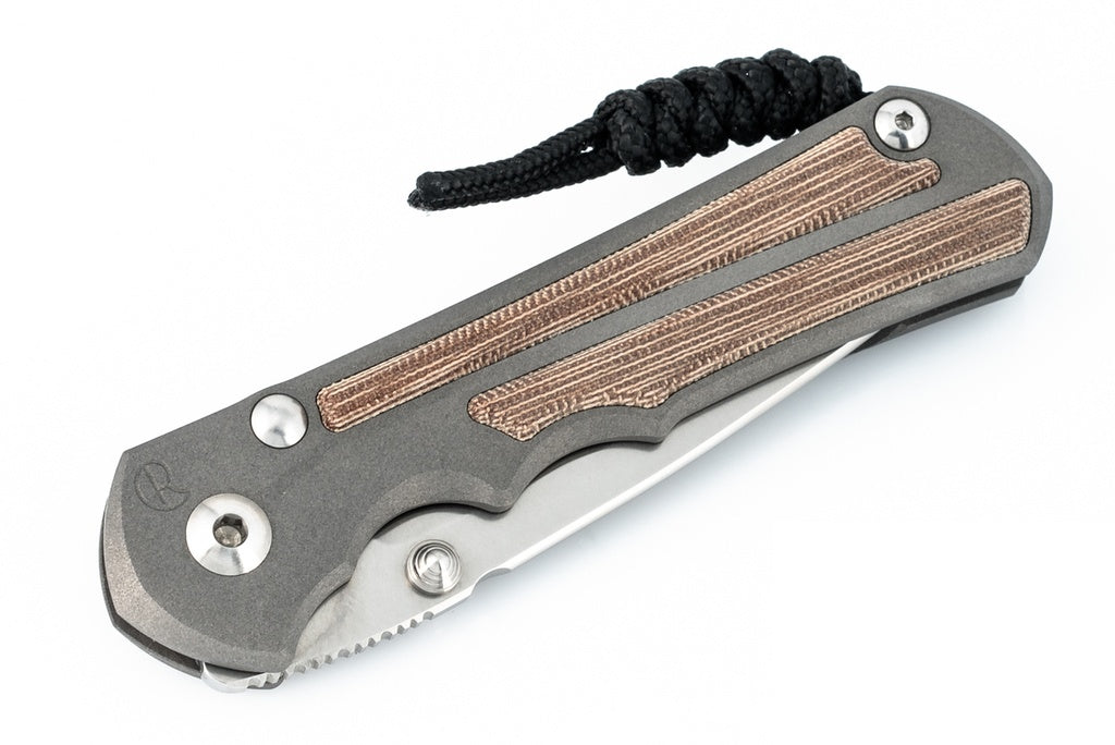 Chris Reeve Large Inkosi - Natural Canvas Micarta Inlay