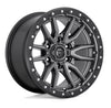 FUEL | D680 REBEL | 18X9 6X135 1MM OFFSET | MATTE GUNMETAL/BLACK BEAD RING