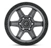 وقود | D698 كيكَر | 17×9 6×5.5 1مم إزاحة | معدن بندقي مطفي/حلقات سوداء