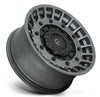 FUEL | D726 MILITIA | 17X9 6X135/6X5.5 1MM OFFSET | MATTE ANTHRACITE & BLACK