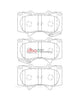 T2 FRONT BRAKE PADS (FJ/FORTUNER/ HILUX/ PRADO)