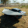 مظلة DELTAWING بزاوية 180° مع حامل + حقيبة تخزين + إضاءة LED مع مخفض للسطوع