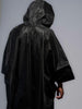 Black rain poncho
