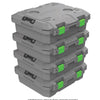 Tred 50-40 Storage Box 25L Shallow Grey With Green