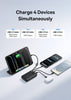 Baseus EnerFill FC11 Digital Display Power Bank with Dual Built-in USB-C Cables 20000mAh 45W - Cosmic Black