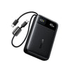 Baseus EnerFill FC11 Digital Display Power Bank with Dual Built-in USB-C Cables 20000mAh 45W - Cosmic Black