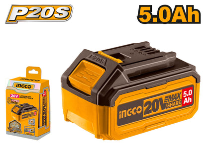 Ingco New FBLI20031 Voltage: 20V Lithium-Ion 5.0Ah Battery Pack