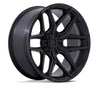 FUEL | FC854 FLUX | 17X9 6X5.5 1MM OFFSET | BLACKOUT