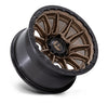 فويل | مكبس أسطوانة FC866 PISTON | 17×9 6×5.5 1مم إزاحة | برونزي مطفي مع حافة لامعة سوداء