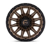 فويل | مكبس أسطوانة FC866 PISTON | 17×9 6×5.5 1مم إزاحة | برونزي مطفي مع حافة لامعة سوداء