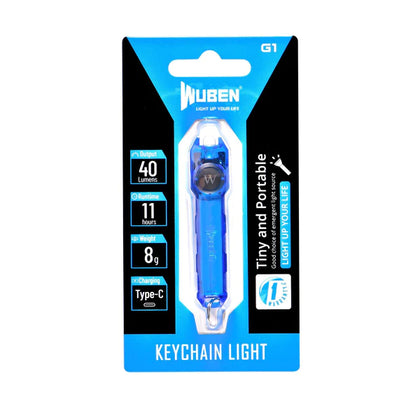 Wuben G1 Keychain Light Blue