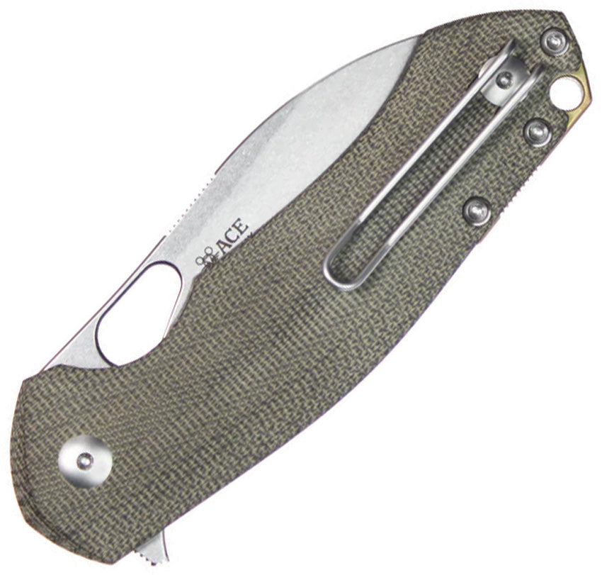 Giant Mouse ACE Biblio XL Linerlock Grn Mi