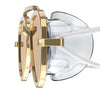 Vintage Gold Frame Swim Goggles