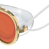 Vintage Gold Frame Swim Goggles