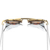 Vintage Gold Frame Swim Goggles