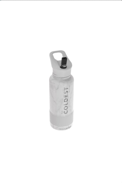 Coldest 950 ml Sports Bottle | Carrara Marble (32 OZ)