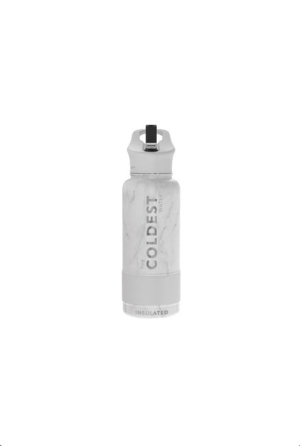 Coldest 950 ml Sports Bottle | Carrara Marble (32 OZ)