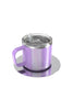 Coldest Espresso Cup | Saturn's Moon Purple Glitter