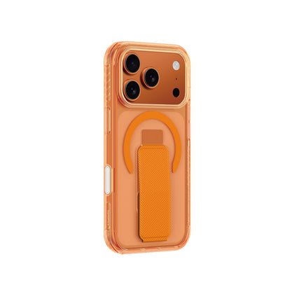 Amazingthing Titan Pro+ Holder Magsafe Drop Proof Case For iPhone 17 Pro 6.3 (Color: Orange)