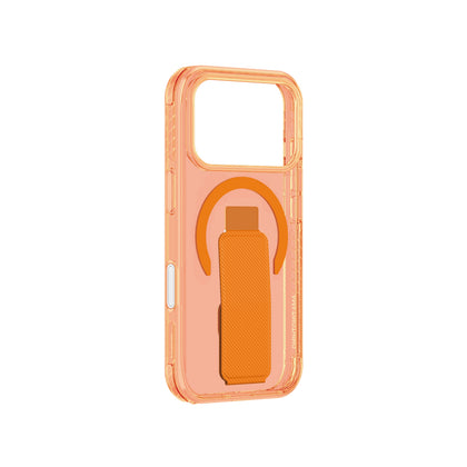 Amazingthing Titan Pro+ Holder Magsafe Drop Proof Case For iPhone 17 Pro 6.3 (Color: Orange)