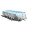 INTEX 6.1M X 3.05M X 1.22M Prism Frame Oval Pool Set