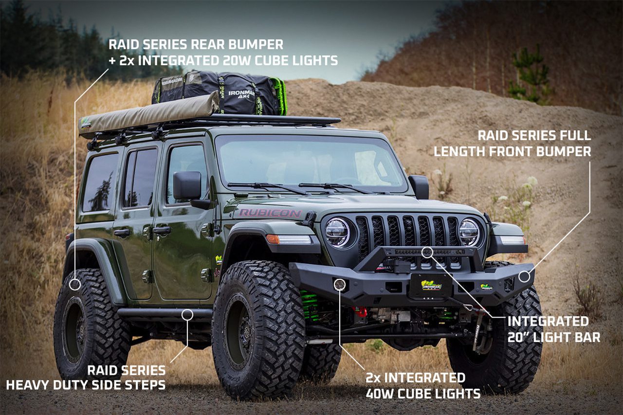 WRANGLER JL 2018+/ GLADIATOR JT Raid Full Length Bumper