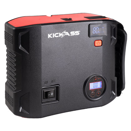 Kickass Portable 4 in 1 Jump Starter & Air compressor
