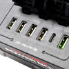 Kickass - 12V Mini Power Box -2 x Anderson 6 x USB & 3 x Cig Sockets