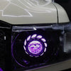 مصابيح أمامية LED سوداء لسيارات LC70/LC71/LC76/LC78/LC79 مع هالة ملونة + عيون شيطانية وعدسات شفافة