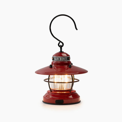 Barebones Living Edison Mini Lantern Red 3pk