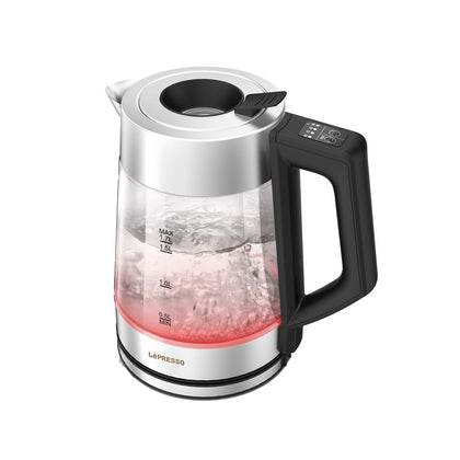 LePresso Multi-Temperature Illuminated Glass Kettle