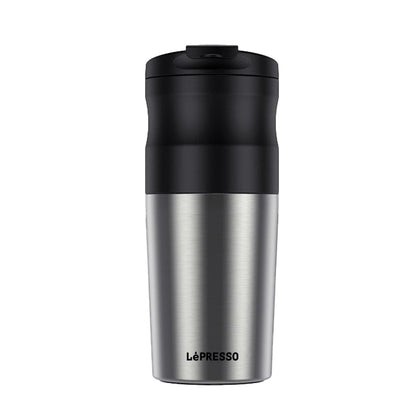 LePresso Portable Mug Burr Grinder Coffee Maker