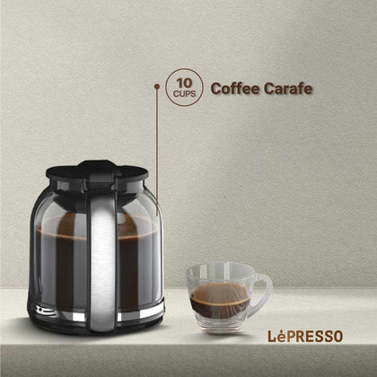 LePresso Dual Brew Drip Coffee & Espresso Milk And Flow Meter