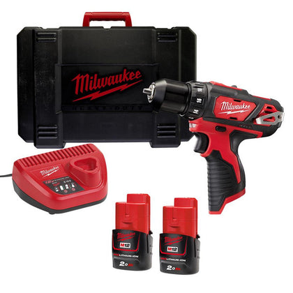 Milwaukee M12BDD-202C 12V DRILL Driver Li-ion 30Nm (4933441915) (WITH 2x2.0Ah Battery & 1 Charger)