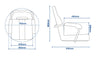 MO45 Mini Mojo Boat Seat