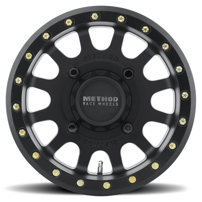 METHOD | MR401 UTV BEADLOCK | 14X7 4X136 4+3 13MM OFFSET | MATTE BLACK