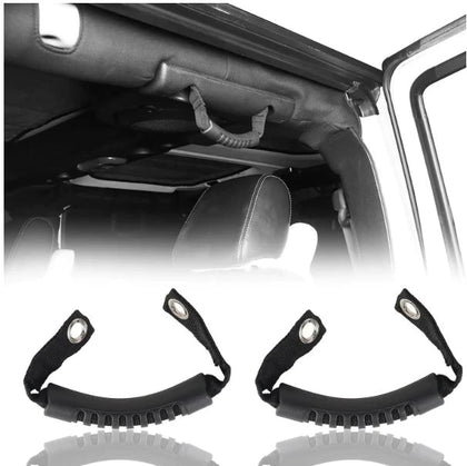 Zero North Grab Handle Set With Hole For Jeep Wrangler Ford Bronco Accessories